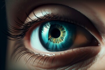 3d human eye. Generate Ai