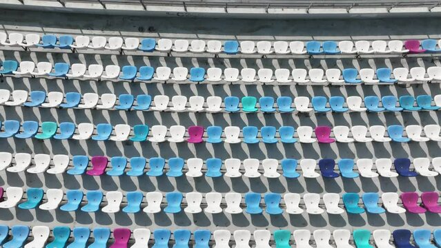 view of seats in stadium