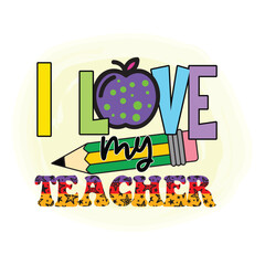 Teacher Sublimation Design