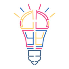 bulb and brain logo