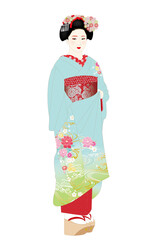 Kyoto,Japanese Beauty Maiko Geisha_3