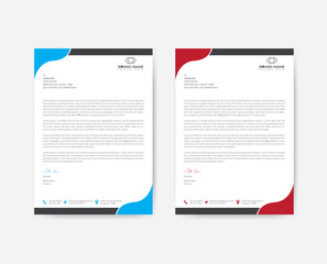 Corporate Letterhead Design Template