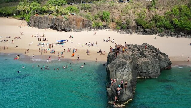 Drone Footage of Waimea Beach on the North Shore of Hawaii