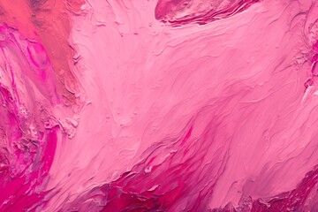 Abstract bright pink oil paint texture background. AI generated 