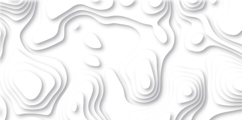 Pattern with lines and dots The stylized height of the topographic map contour in lines and contours isolated on transparent. Black and white topography contour lines map isolated on white background.