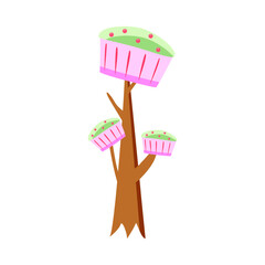 Flat Candy Tree