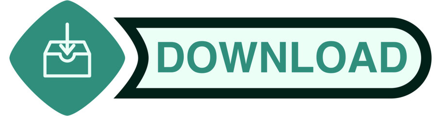 Download Button Label Name Tag Basic Shape