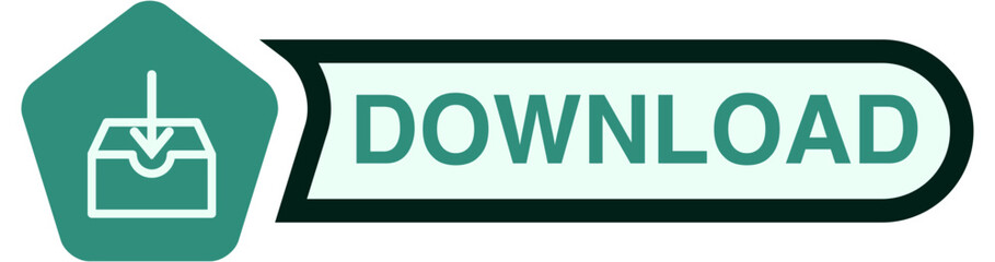 Download Button Label Name Tag Basic Shape