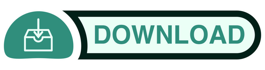 Download Button Label Name Tag Basic Shape