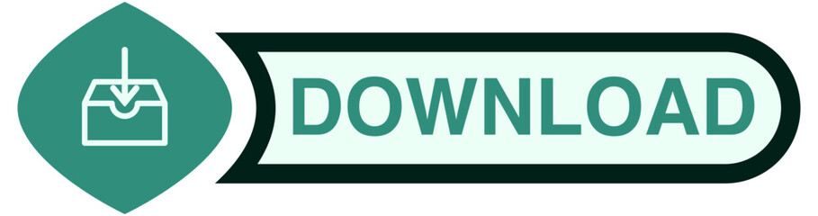 Download Button Label Name Tag Basic Shape