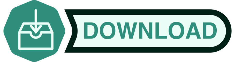 Download Button Label Name Tag Basic Shape