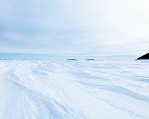 Obraz premium Beautiful shot of the glaciers of Antarctica