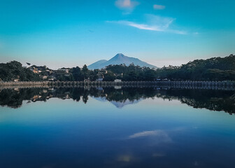 Mount Merapi, view from Tambakboyo
