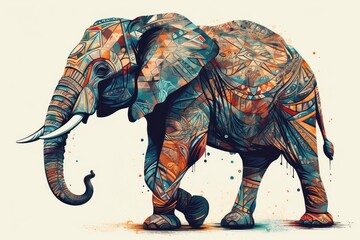 Obraz premium illustration of an elephant