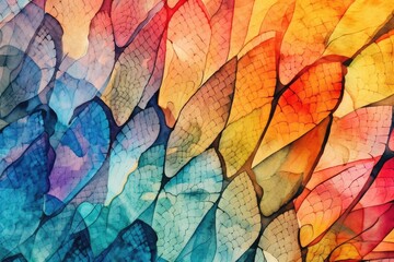 Butterfly Wing abstract colorful background