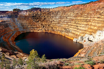 Corta Altaya mine in Rio Tinto, Huelva;Spain - 587243237