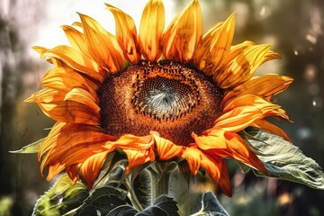 sunflower art design.
