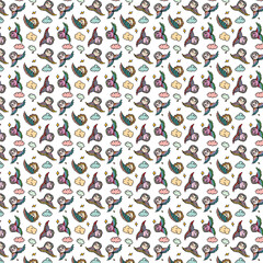 angels naive pattern transparent background