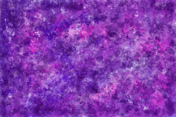 colorful night sky and space background as watercolor lllustration