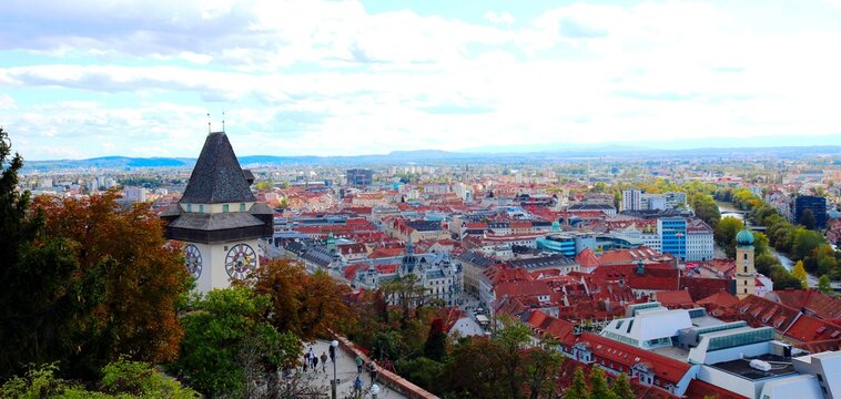 Blick auf Graz in &Ouml;sterreich