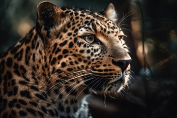 Obraz na płótnie Canvas Leopard. Generative AI