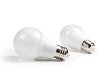 LED light bulb isolated on white background