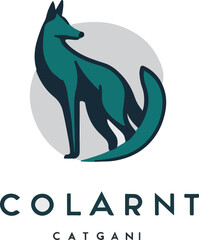 Logo for a fox business or animal industry  