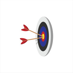 Arrow Target Board Illustration