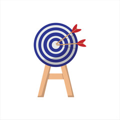 Arrow Target Board Illustration