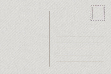 Blank of the old postcard with space for text