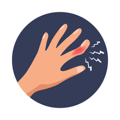 Finger Injury Icon