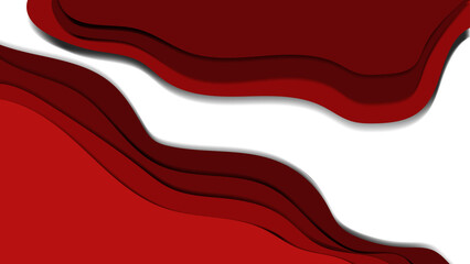 Wave Papercut Background