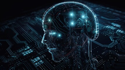 artificial intelligence with a captivating background that delves into the intricacies of this cutting-edge technology. The design embodies the essence of AI, sparking curiosity and innovation.