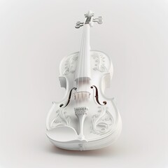 Naklejka premium Violin. AI generated