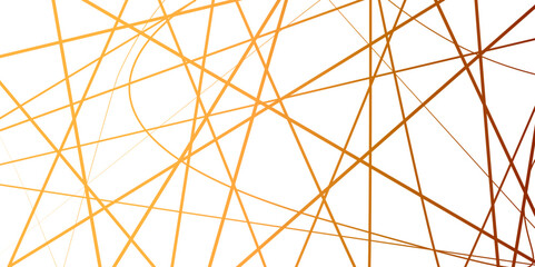 Obraz premium Abstract luxury golden geometric random chaotic lines with many squares and triangles shape background.