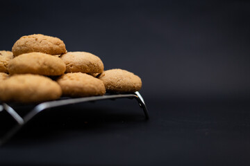 Plain Kahk with no sugar (traditional Arabian cookies), celebration feast after Ramadan, holy month
