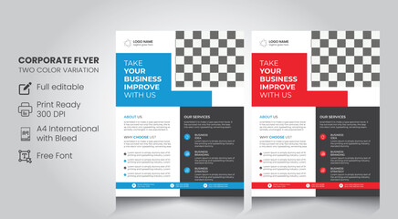 corporate flyer design ideas template 