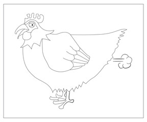 Farting Animals Coloring Page Hilariously funny coloring book of animals (Funny Animal Coloring Book Page)