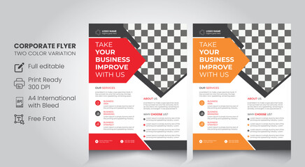 corporate flyer design ideas template 