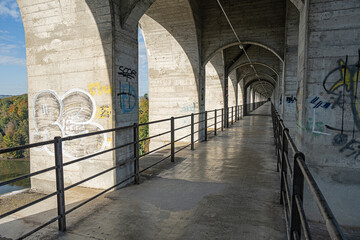 Grandfeybrücke über den Schiffenensee, bei Freiburg, Schweiz
