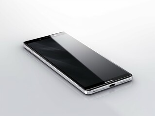 A stylish and modern smartphone on a white background