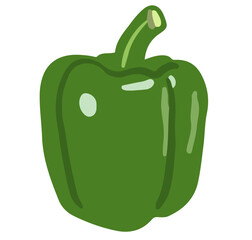 illustration of a bell pepper