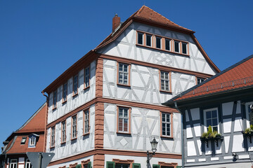 Fototapeta na wymiar Fachwerk in Seligenstadt