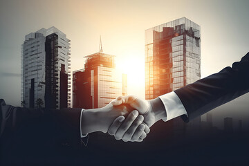 business concept, real estate industrial trust, generative ai