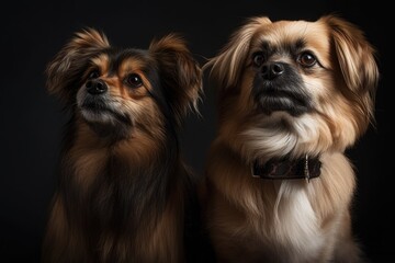 Fototapeta na wymiar canine dogs canine. Generative AI
