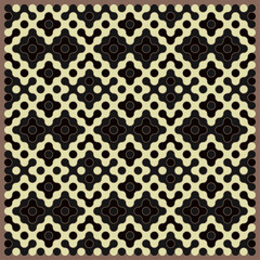 Multicolor truchet tiling connections illustration