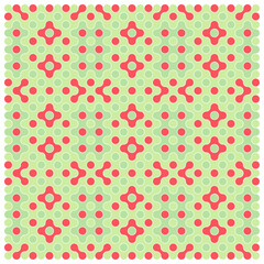 Multicolor truchet tiling connections illustration