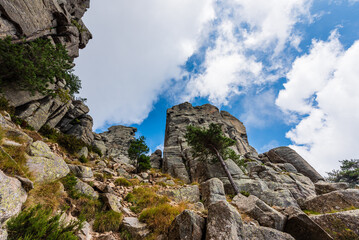 Wanderung in der Bergen von Korsika / Col de Bavella