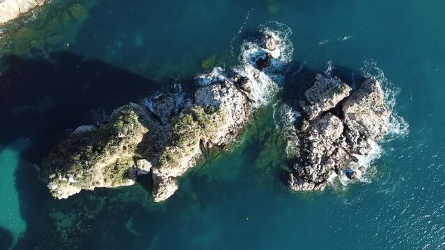 video col drone della tonnara di scopello in sicilia