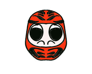 Daruma Japanese doll